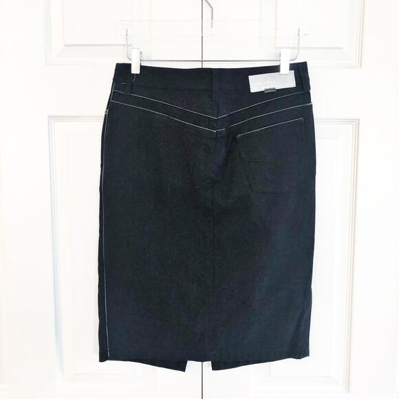 IceJeans Iceberg Black Denim Pencil Skirt - Picture 9 of 10
